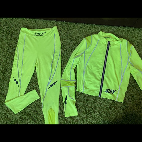 soleboy Pants & Jumpsuits Soleboy Lightning Bolt Set Reflective